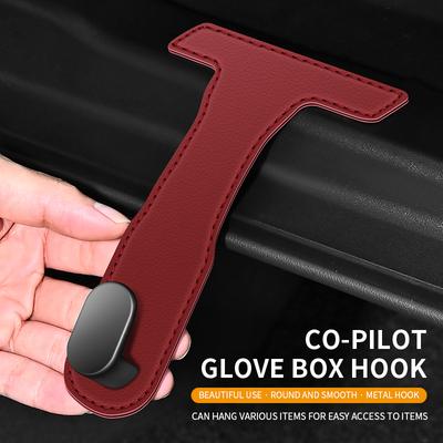 Car Hook Inside Co-driver Glove Box Hook Car Front Seat Back Storage Storage Hidden Hook