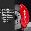 Alfa Romeo Caliper Sticker Brake Caliper Cover Brake Caliper Sticker Waterproof High Temperature Cool White