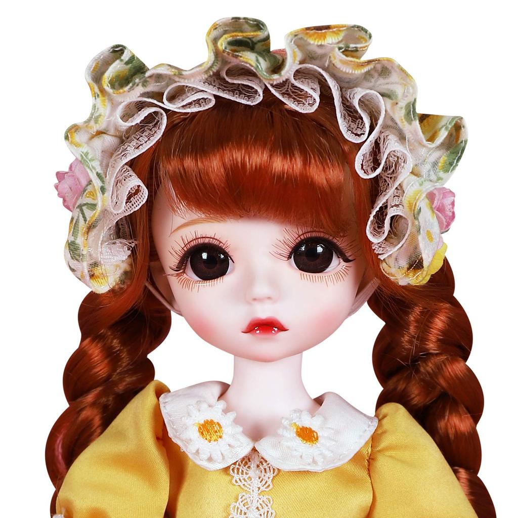 ICY Fortune Days 28cm BJD 28 Ball Jointed Full Set of Clothes and Best Gift for Girls 1/6 Doll, Doll, Shoes, 6+ (Summer)