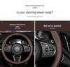 Genuine Leather Steering Wheel Cover for Acura RDX, CDX, MDX, TLX, LZDX - All Seasons