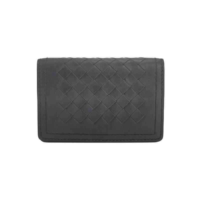 [Pre-Owned] Textured Weave Medium Flap Lambskin Clutch Wallet - Excellent #1K58WMR ONE SIZE