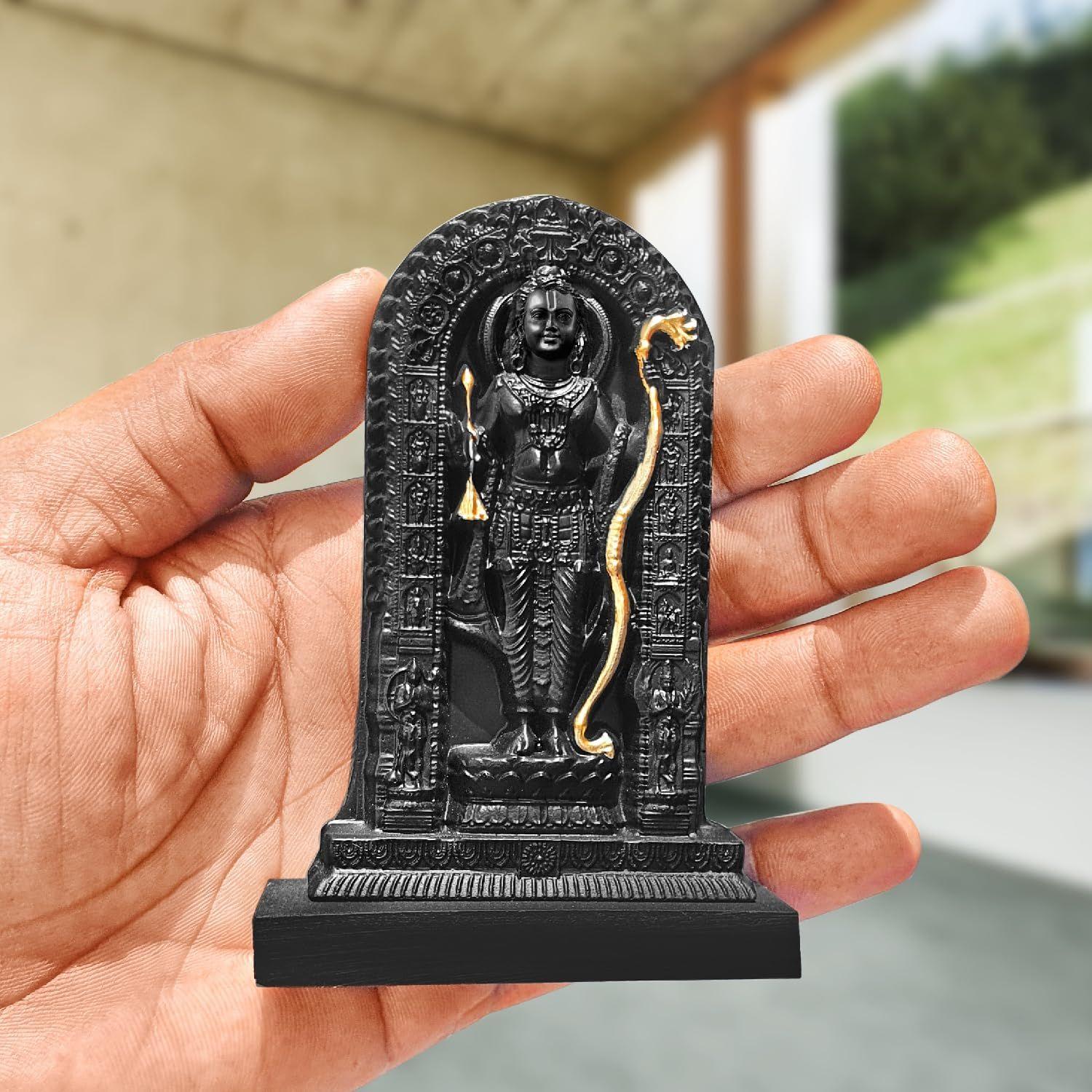 

4-дюймовая Мурти Шри Рама Лаллы/Божественные идолы/Статуя Шри Рама из Айодхьи/Домашний декор/Декоративные предметы