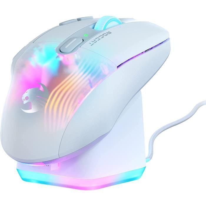 Souris Gaming - Roccat - Kone XP Air - 19K DPI - 100h Autonomie - Station De Charge RGB