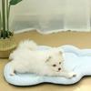 Summer Cloud Shape Cooling Pet Mat Bubble Textured Breathable Soft Washable Cushion Indoor Kennel Sofa Bed For Cat Dogs Puppie