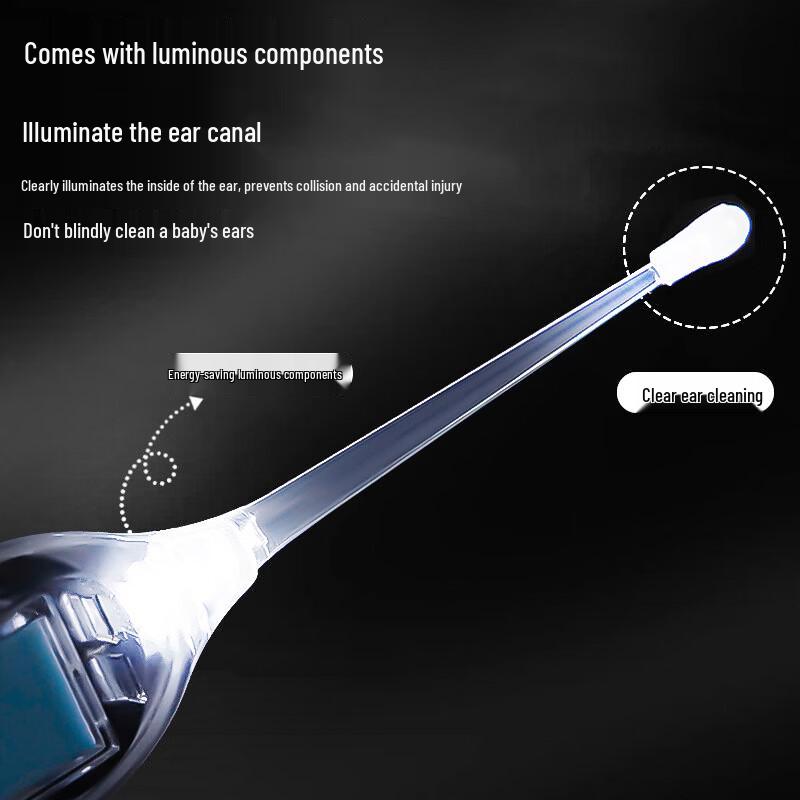 Bingyou Baby/Kids LED Ear Cleaner with Soft Tip