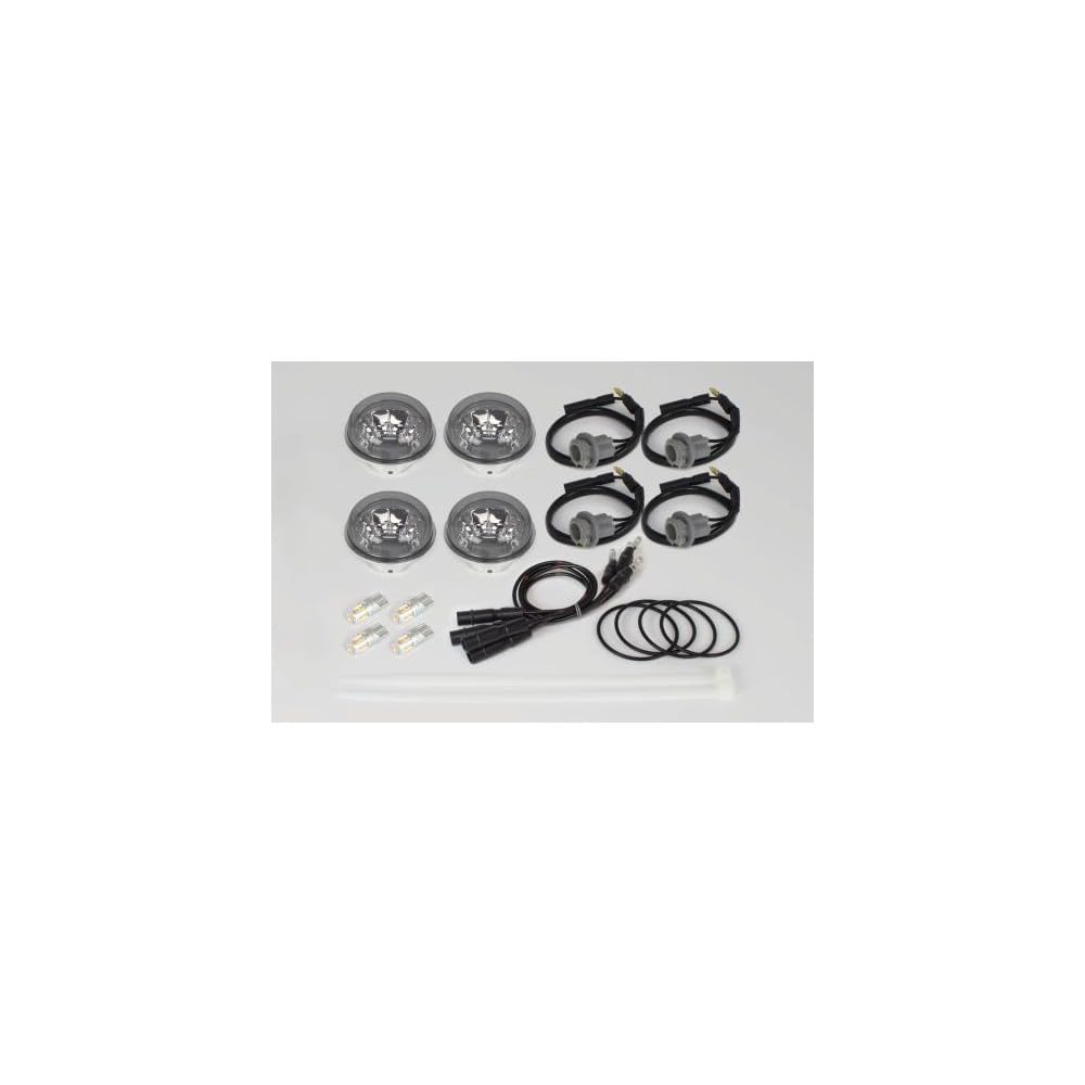 Special Parts Takegawa Blaze Turn Signals of Smoked Lens for Monkey 125 and Dax 125 (Set 4) (JB02/JB03) (JB04) 05-08-0608 дым