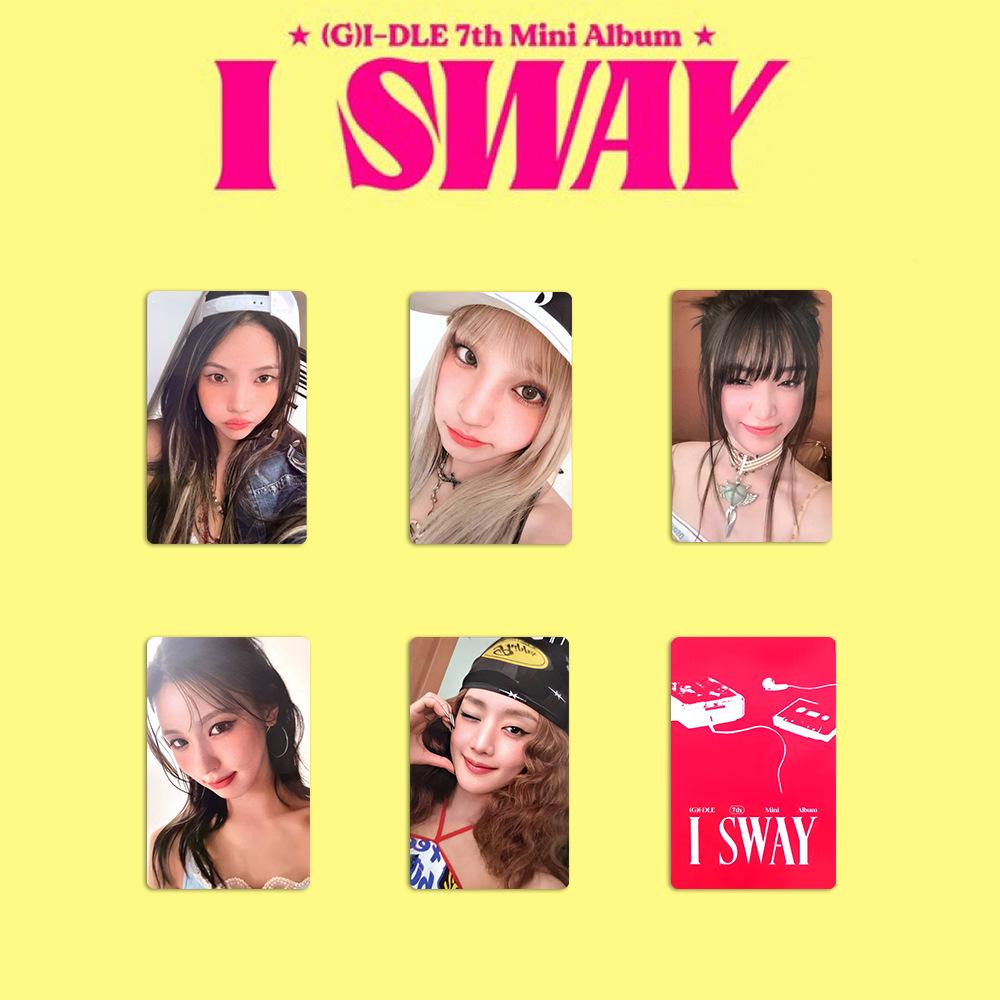 (G)I-DLE I SWAY Album Girl Doll Photocards: Shuhua, Yuqi, Minnie Edition