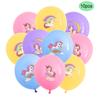 10-40Pcs Cartoon Unicorn Latex Balloons Girls Rainbow Unicorn Theme Birthday Party Decoration Supplies Kids Gift Helium Globos