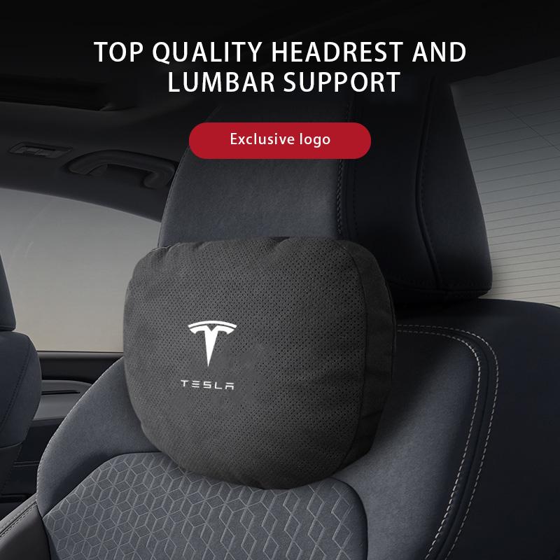For Tesla Model Y Juniper Tesla Model 3 Highland Interior r Model S Car Accessories Car Headrest Car Pillow Waist pillow 2025 2026