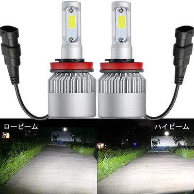 HSUN LED Headlight, 6500K 8000 Lumens All-in-One Conversion Kit 6500K White, Car Halogen Lamp,