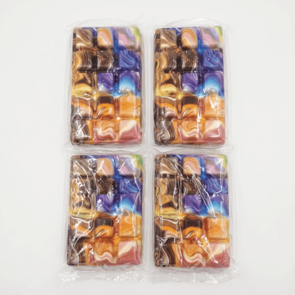 Slow Resbound Chocolate Squishy Toy Chocolate Block Shape Fingertip Toy  Sensory