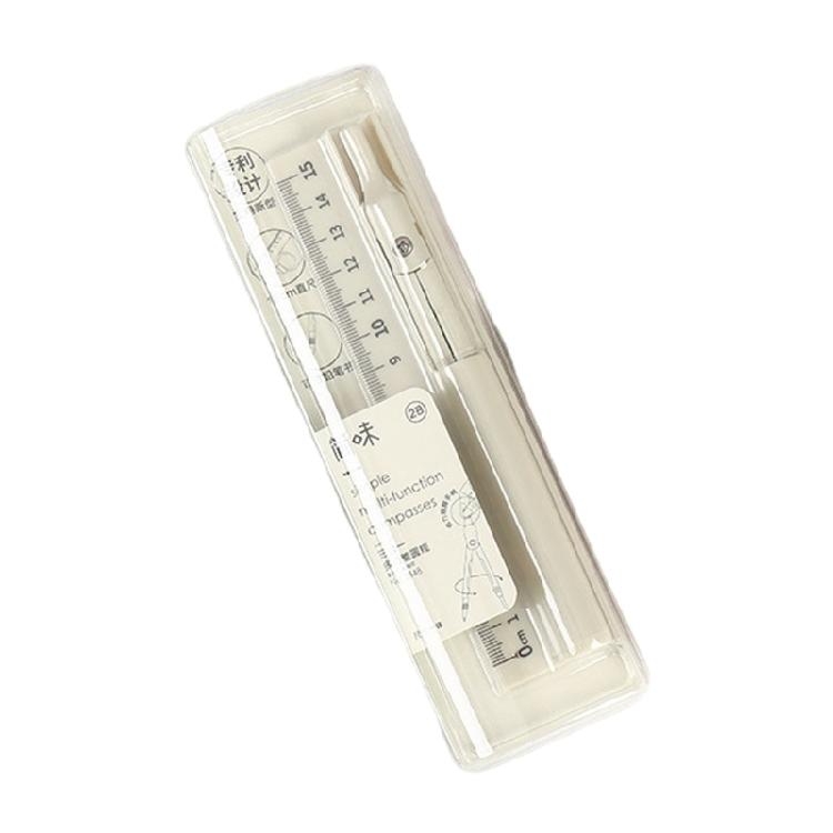 Многоцелевой циркуль, линейка для рисования, набор карандашей для точного эскизирования, многофункциональный циркуль-линейка 3 в 1 и карандаш