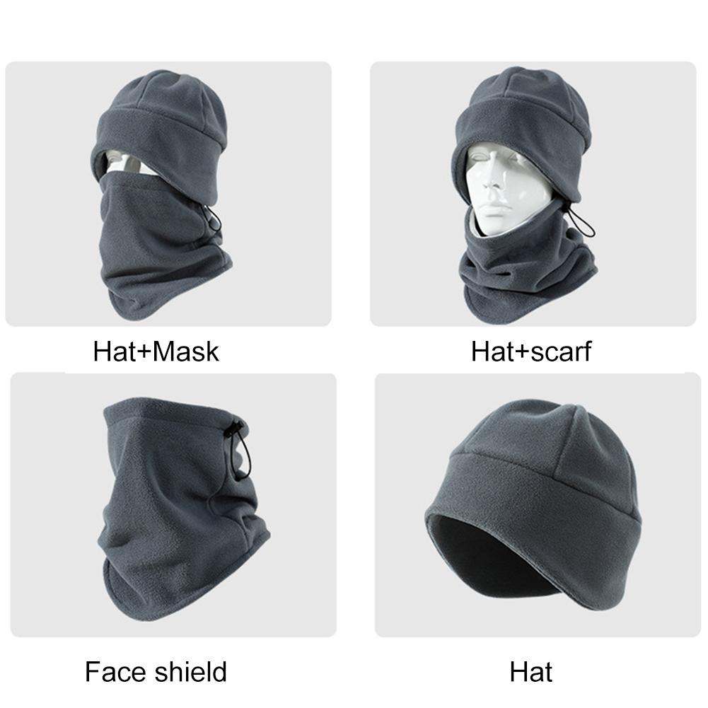 Balaclava Face Mask Multifunctional Winter Thermal Face Cover Adjustable Ear Protection for Outdoor Activities