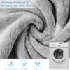 Luminous Flannel Blanket Creative Star and Moon Pattern Soft Fleece Blanket Suitable For All Seasons