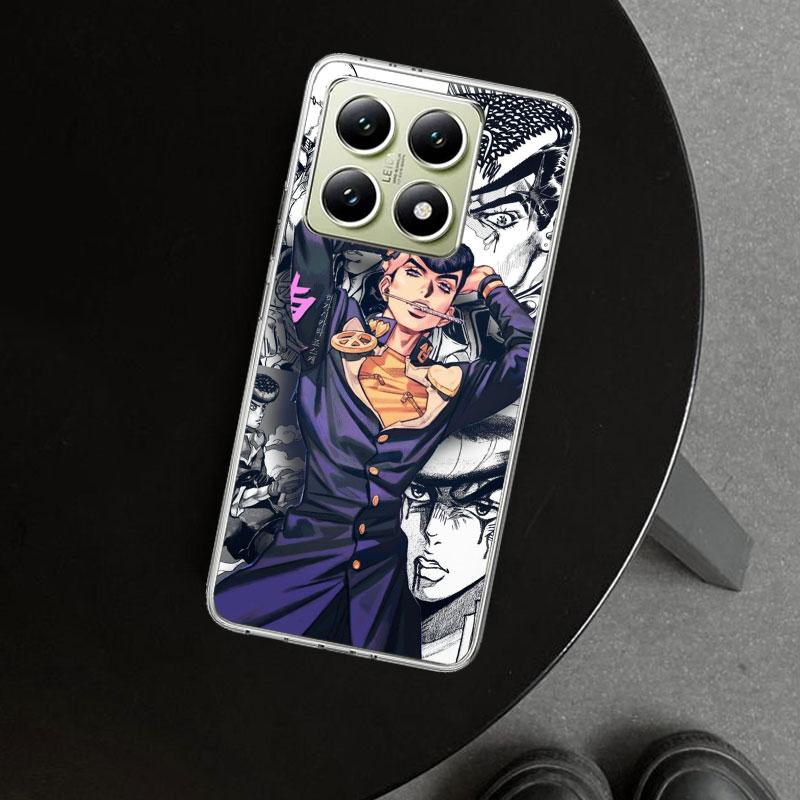 JoJo Adventure Higashikata Josuke Phone Case Cover for Xiaomi Redmi Note 15 14 13 12 11 Pro Plus 14S 12S 11S 11T 11E 10S 10 Cust