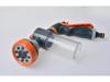 Gummibeschichtete Schaum-Wasserpistole mit 8 Funktionen für Garten, Autowäsche, Gartenarbeit und Tierdusche.