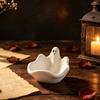 Halloween Theme Ghost Storage Bowl Mold Non-Stick Drip Glue Mold Candy Bowl Mold  DIY Handmade Use
