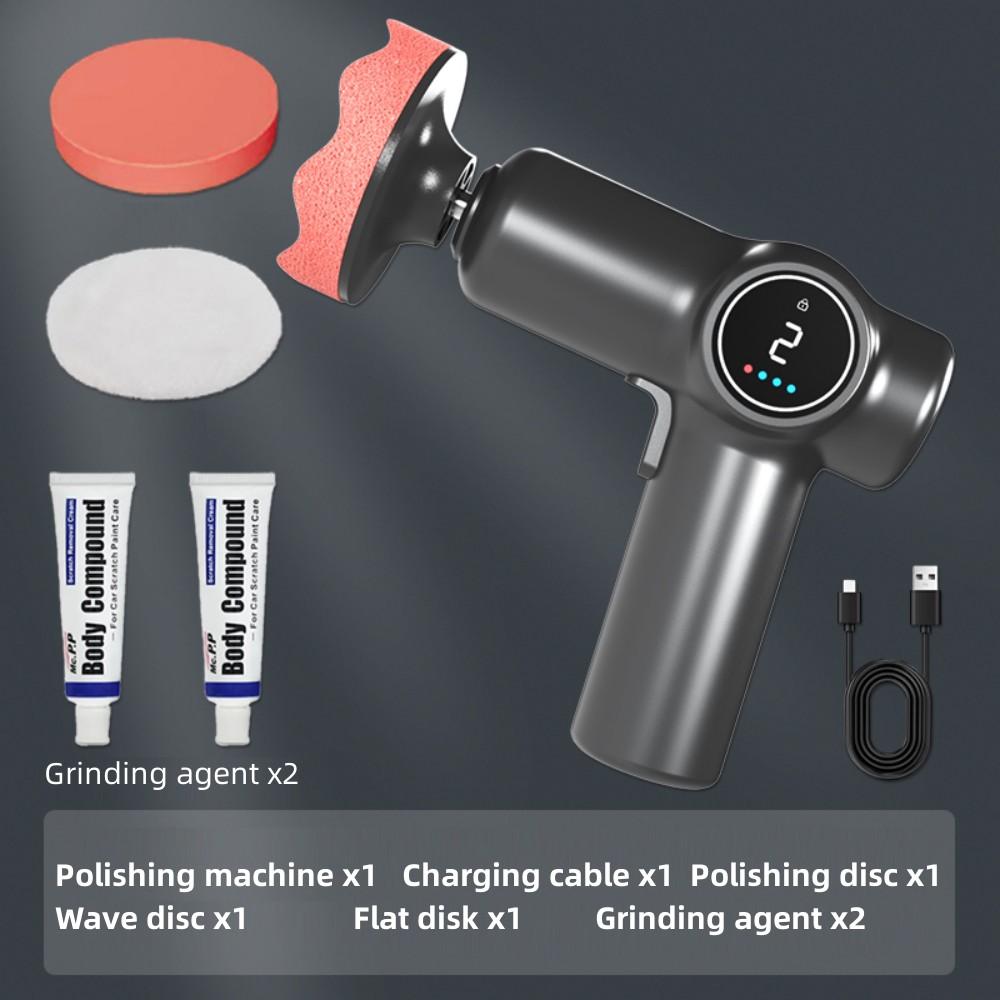 Car Paint Waxing and Polishing Machine,Cordless Car Polisher 2 Speed 20000 RPM Automobile Polishing Sealing Glaze Machine