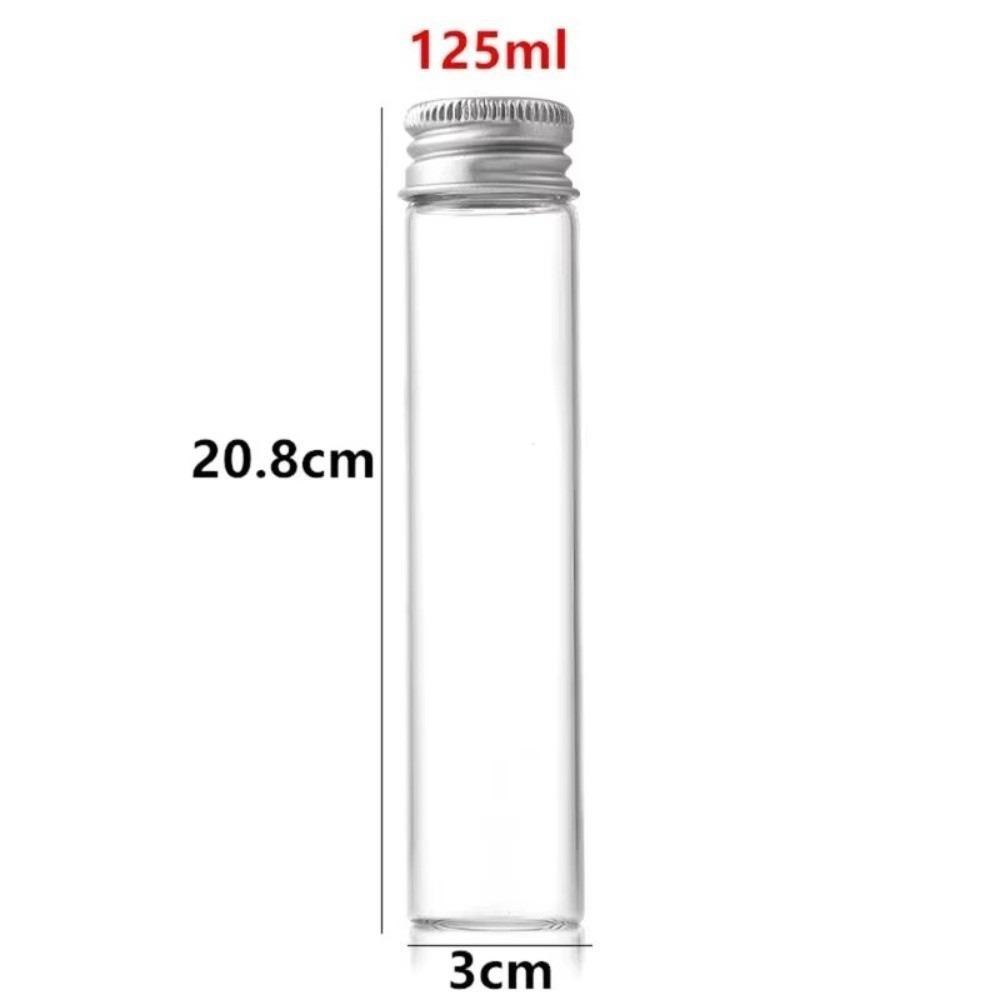 50-125ml Capacity Sealed Jars Aluminum Cap Empty Jars Portable Refillable Containers For Cosmetic