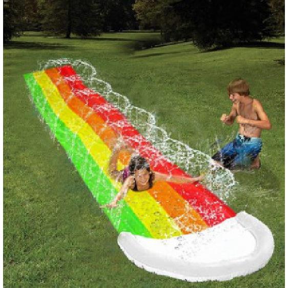 NEW Giant Surf Water Slide Fun Lawn Water Slides Pools For Kids Summer PVC Games Center Backyard Outdoor Children Adult