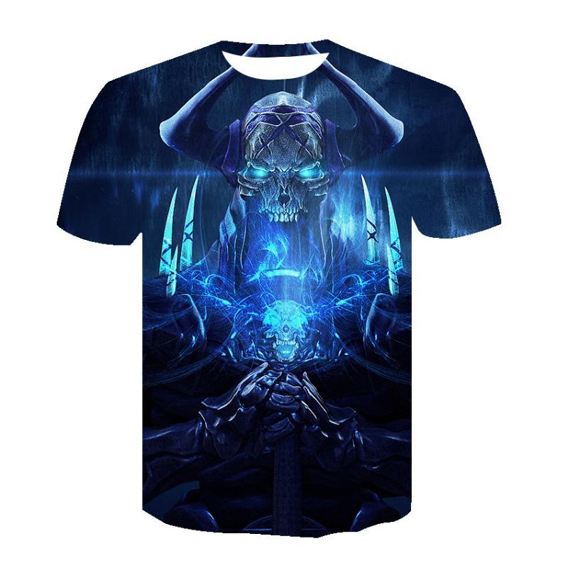 Men's Women's T-shirt with Tiger Lion Leopard Portrait Pattern 3D Digital Print Loose Short Sleeved Top T-Shirts Men’s