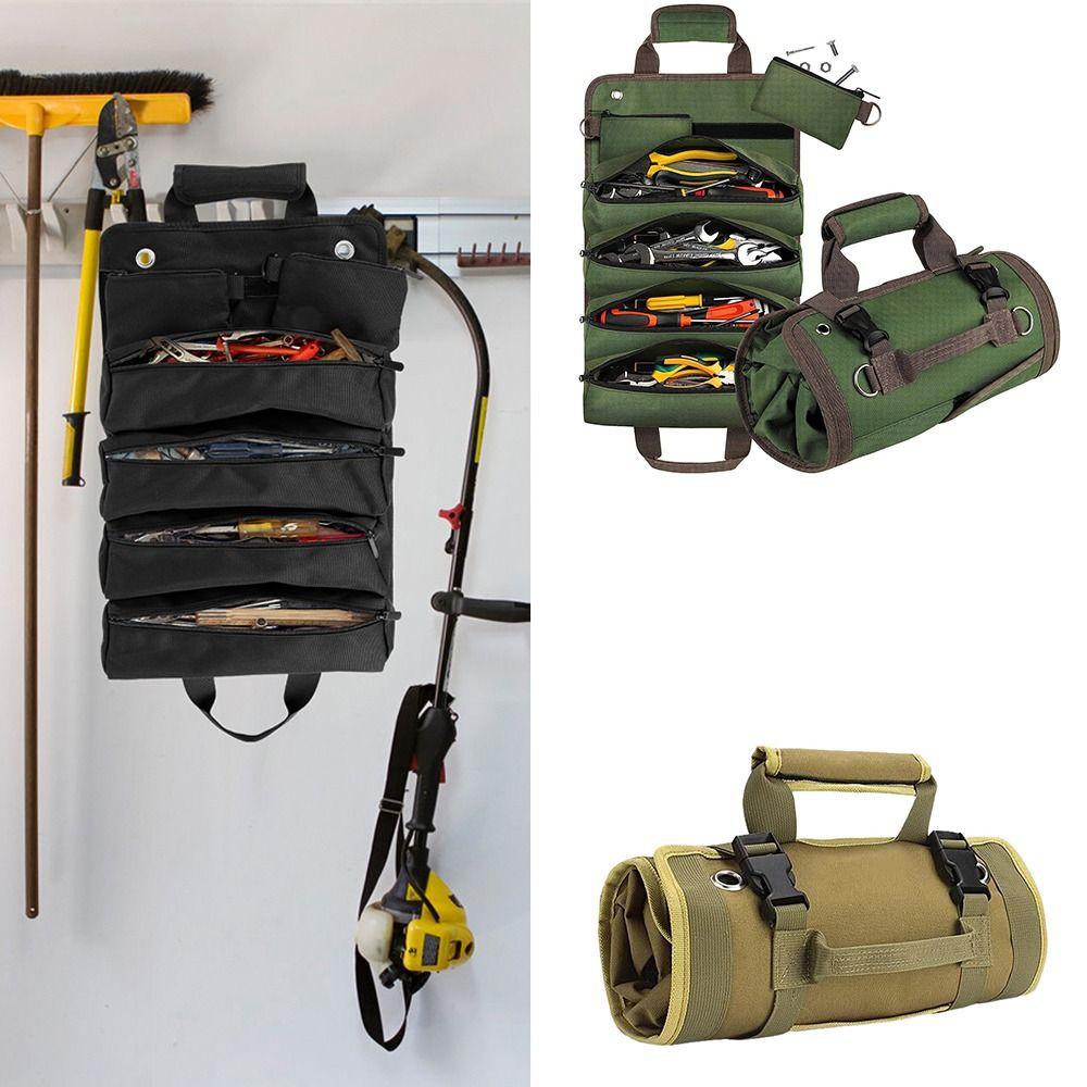 

Сумка для переноски Свернутая сумка для инструментов Многокарманная сумка для инструментов Многоцелевой органайзер для инструментов в рулонах Грузовик