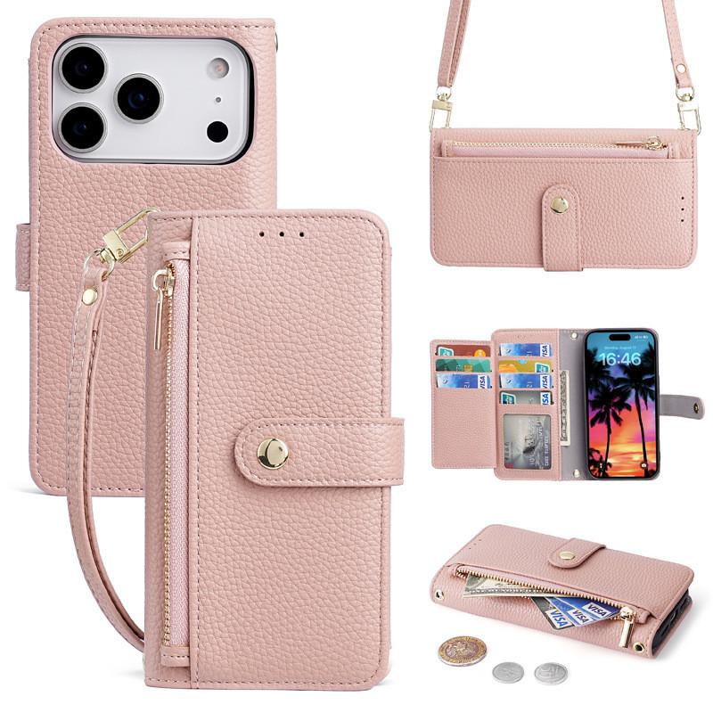 Tpu Wallet Case With Card Slots And Magnetic Stand For Fashionable Protection