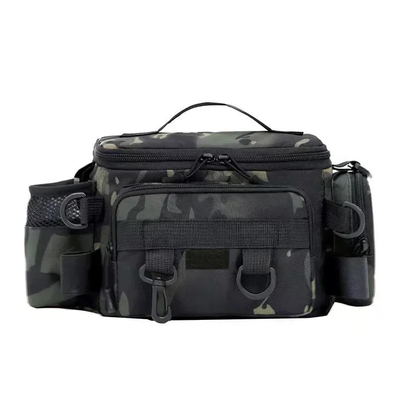 

Многофункциональная рыболовная снасть, наплечная сумка, сумка для хранения, портативный держатель для удочки, сумка для активного отдыха, нахлыстовая рыбалка камуфляж зеленый