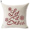 Talos Merry Christmas Snowflake Tree Print Überwurf-Kissenbezug für Sofa, Bett, Auto, Dekoration