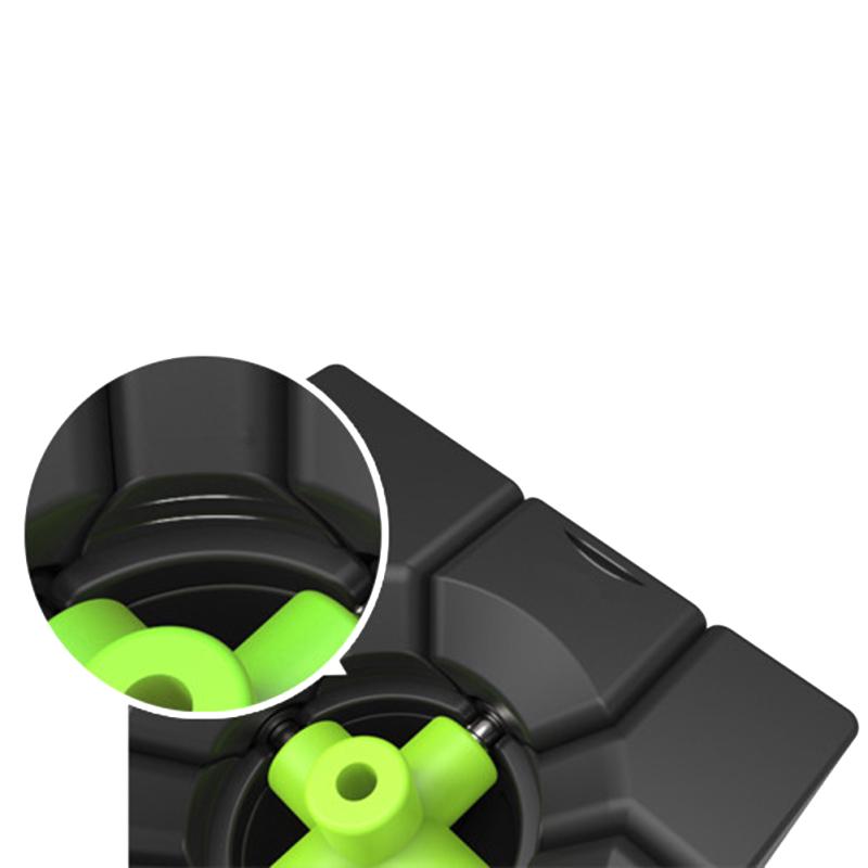 3x3x3 Mirror Cube Magic Speed Puzzles, ABS Ultra-smooth Professional Cube Smart Brain Teaser Toy