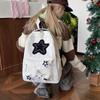 Star Primary School Student Schoolbag Female Corduroy Large Capacity College Style Backpack Leisure Travel Backpack