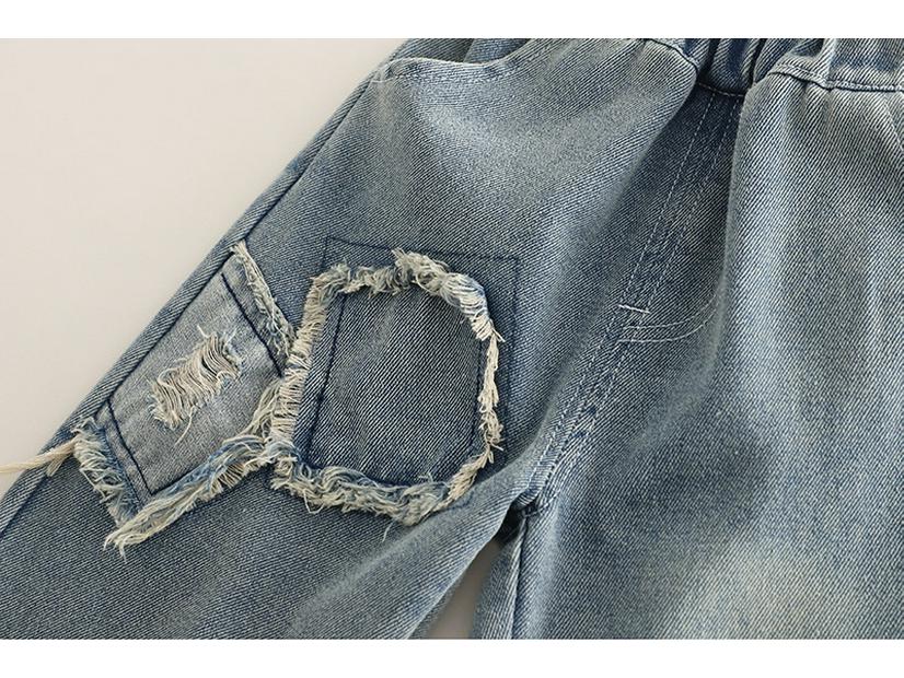 Chlapecká dvoudílná souprava s kapucí z džínové bavlny: Jarní/podzimní styl s potiskem písmen a velkými kapsami, dlouhé rukávy