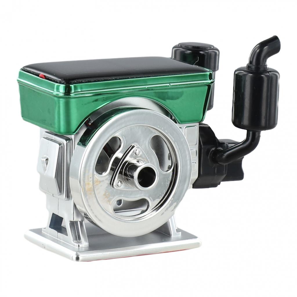 Rotating Solar Powered Car Diffuser Vintage Engine Design for Natural Scent