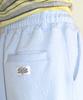RONRON Flower Texture Wide Sweat Pants Soft Blue