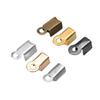 200Pieces Cove Clasps Cord Ends for Jewelry Making Alloy Rope Clip Buckles Tip for Craft Project Necklace Making Kits