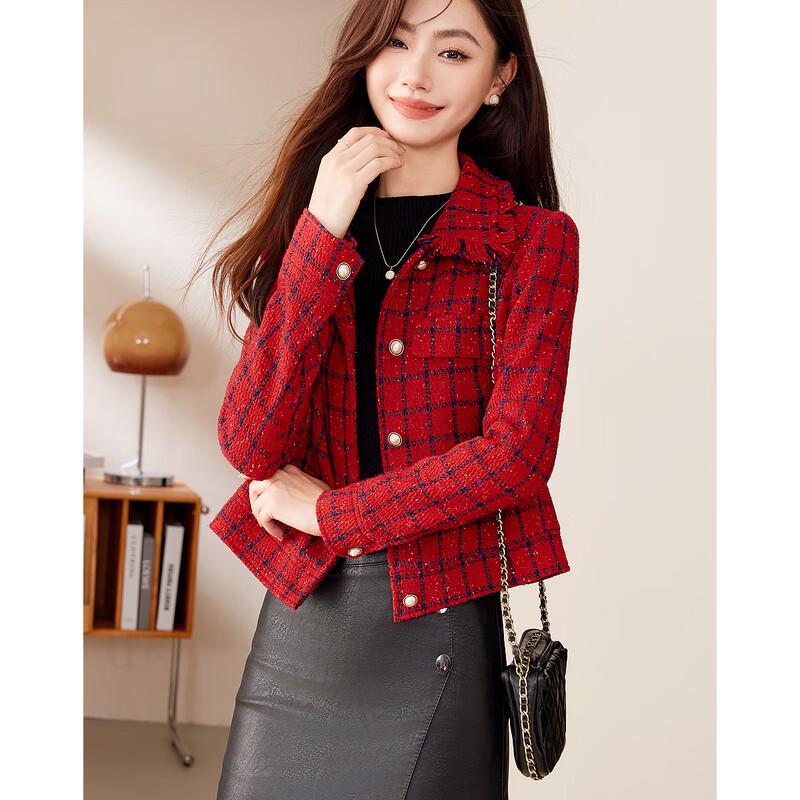 

Women s Elegant Polo Collar Short Coat XL