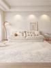 Log Texture Beige Forest Area Rug Modern Light Luxury Living Room Carpet Soft Machine Washable Bedroom Decorative Floor Mat