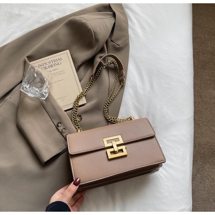 

Women s bag 2025 new trendy high-end fashion spring versatile shoulder messenger bag popular small square bag
