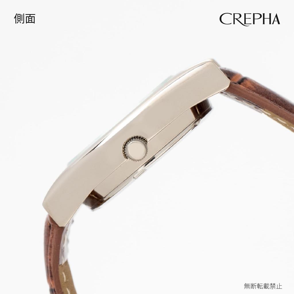 Analog Leather Brown [Clepha] Women's Watch, Waterproof, Strap, TE-AL009-WTS
