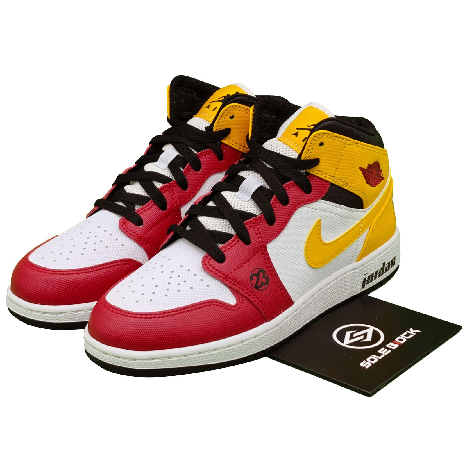 

Air Jordan 1 Mid SE Big Kids Black University Gold Gym Red DJ0336-067 36