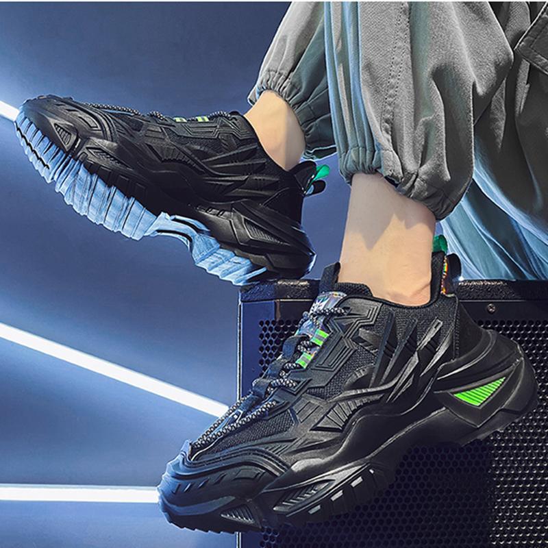Pánské běžecké boty Dámské silná podrážka Běžecká obuv Boty Prodyšné Tátovy boty Klasické zvýšené platformové běžecké boty 39-44