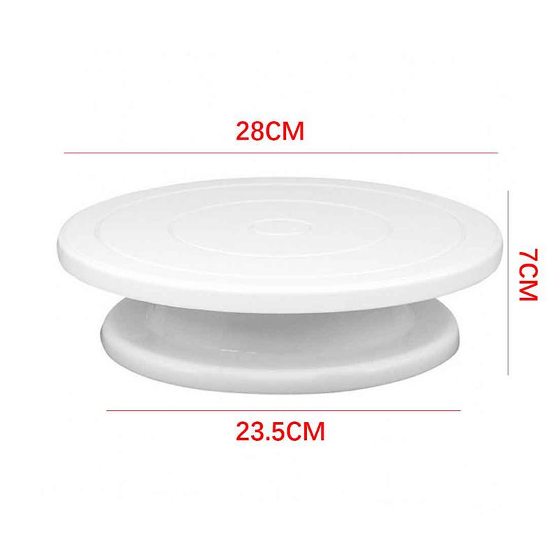 DIY Cake Turntable Baking Mold Cake Plate Rotating Round Cake Decorating Tools Rotary Table Pastry Supplies Baking Accessories