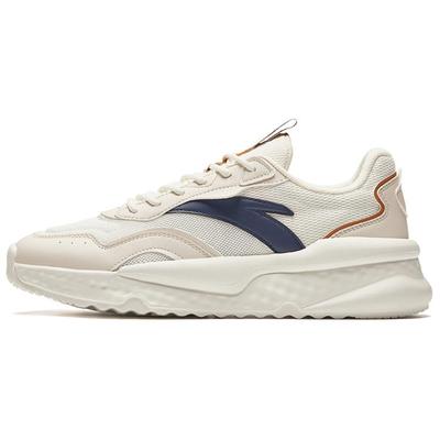 Men Casual Retro Sneakers Beige Navy Blue 912428823-3