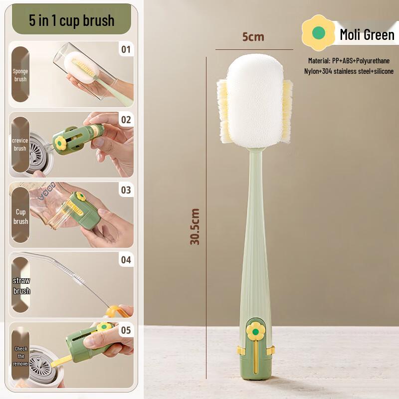 

ZISIZ 5-in-1 Flower Cup Brush Set