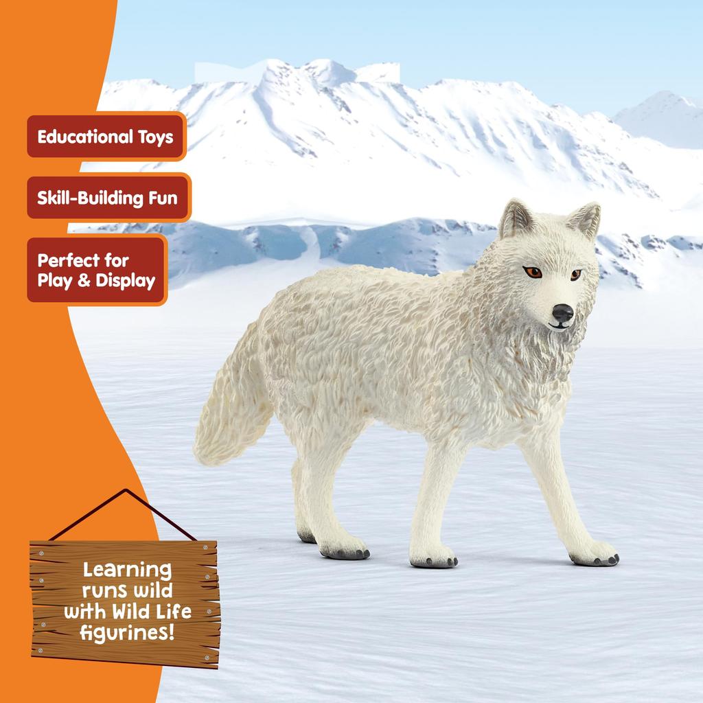 Schleich Divoká zvířata Polární vlk 14880