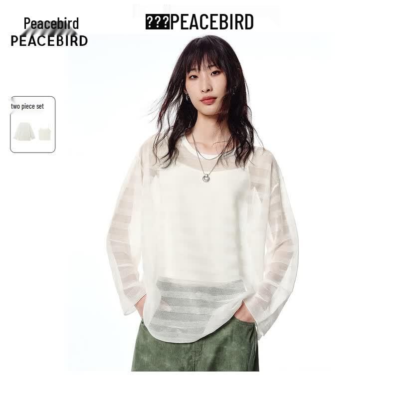 Peacebird Knit Pullover A1EEF2410 M