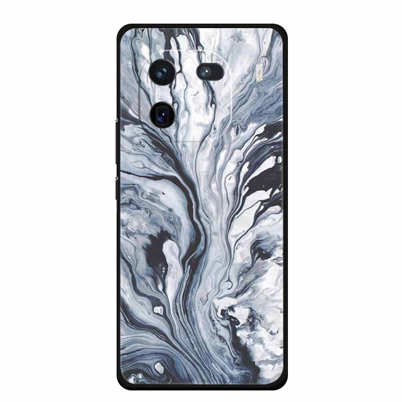 For Vivo iQOO 12 Case Marble Painted Soft Silicone TPU Cover Phone Cases For Vivo iQOO 12 Pro 5G V2307A V2329A Colorful New Etui
