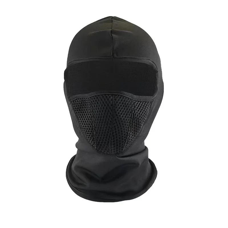 Men's Windproof Breathable Full Face Balaclava Mask Cycling Motorcycle Headgear Outdoor Sports Riding Cover Hat
