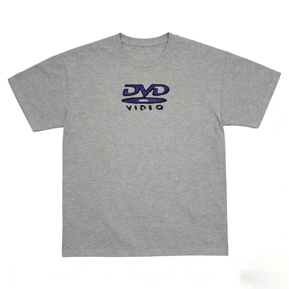Funny Retro Graphic DVD VIDEO Logo Print TShirt Unisexs Clothing Women Casual Streetwear Style Top 2026 Summer New T Shirt