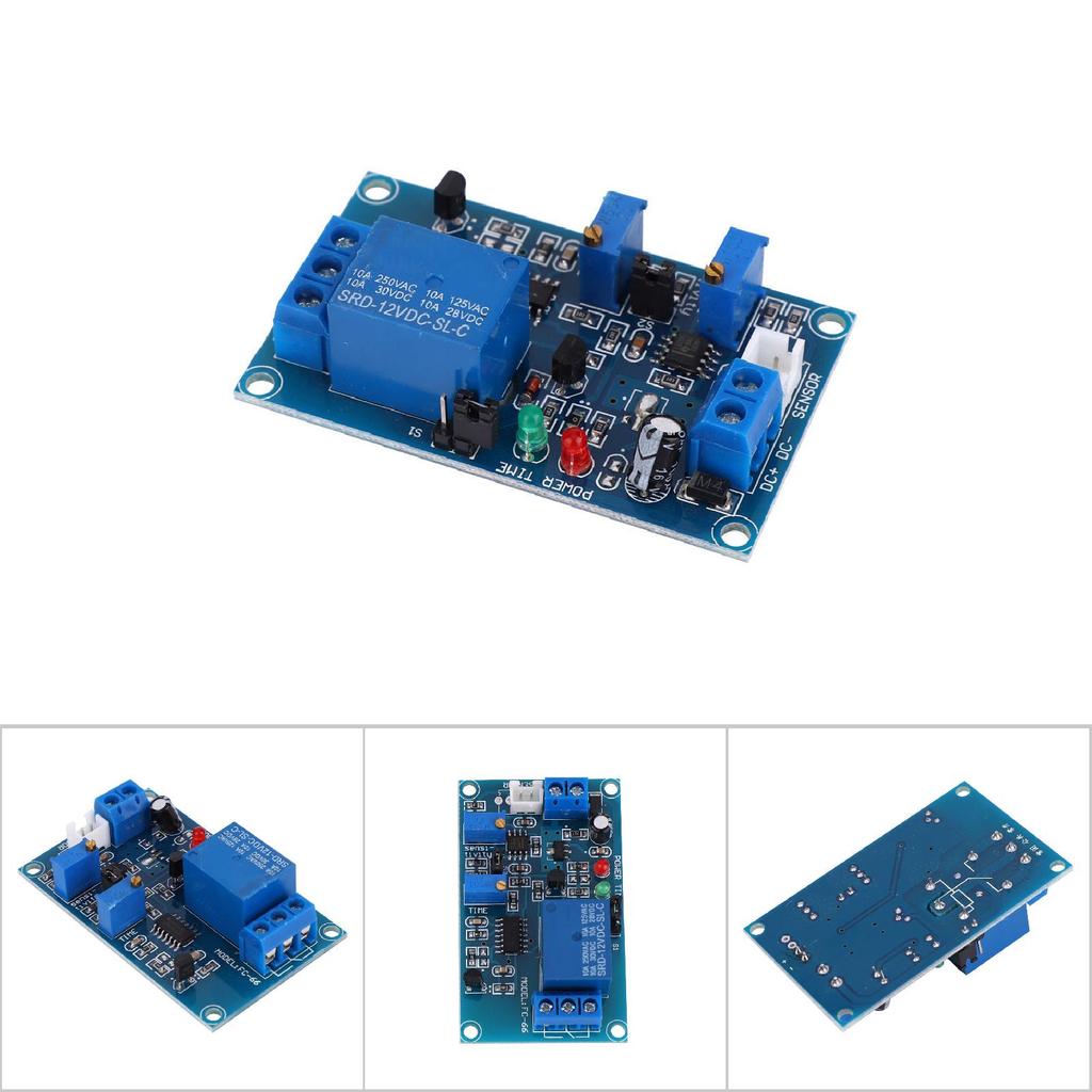 Dc 12V Light Control Switch Adjustable Delay Photoresistor Relay Module  Light Detection Sensor